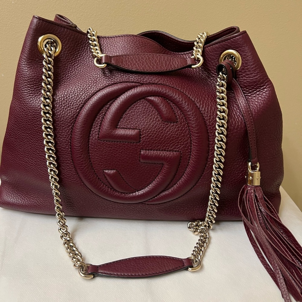 Gucci SoHo Leather 2 Way Bag EUC - Picture 3 of 17
